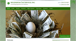 Desktop Screenshot of millenniumtaxservices.com